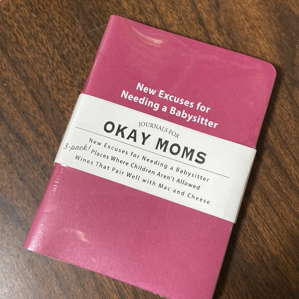 Pocket Size Journals WHISKEY RIVER SOAP Co. “OKAY MOMS” 3 Note Pads NWOT Sealed